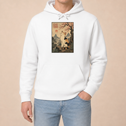 Japanische Katzenkunst – Unisex Hoodie