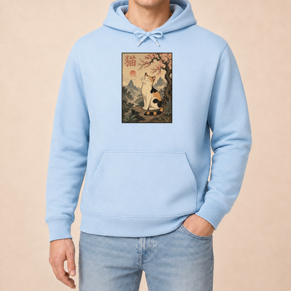 Japanische Katzenkunst – Unisex Hoodie