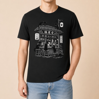 Japan Ramen Katzenbar – Unisex T‑Shirt
