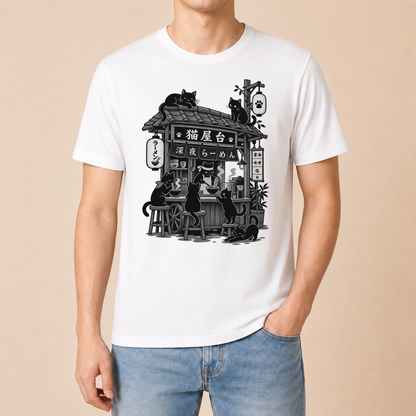 Japan Ramen Katzenbar – Unisex T‑Shirt