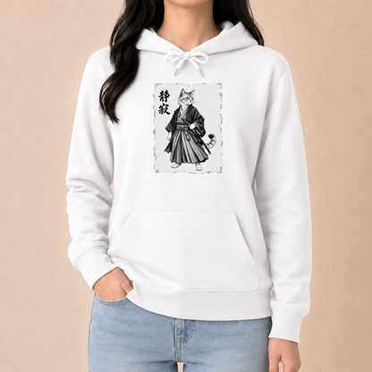 Japanische Samurai Katze – Unisex Hoodie