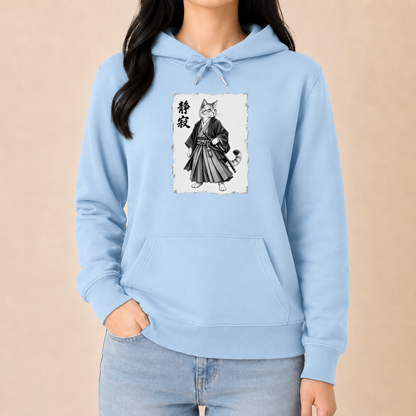 Japanische Samurai Katze – Unisex Hoodie