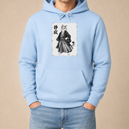 Japanische Samurai Katze – Unisex Hoodie