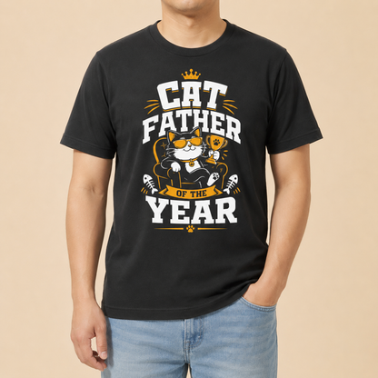 Cat Father of the Year - Katzenvater T-Shirt