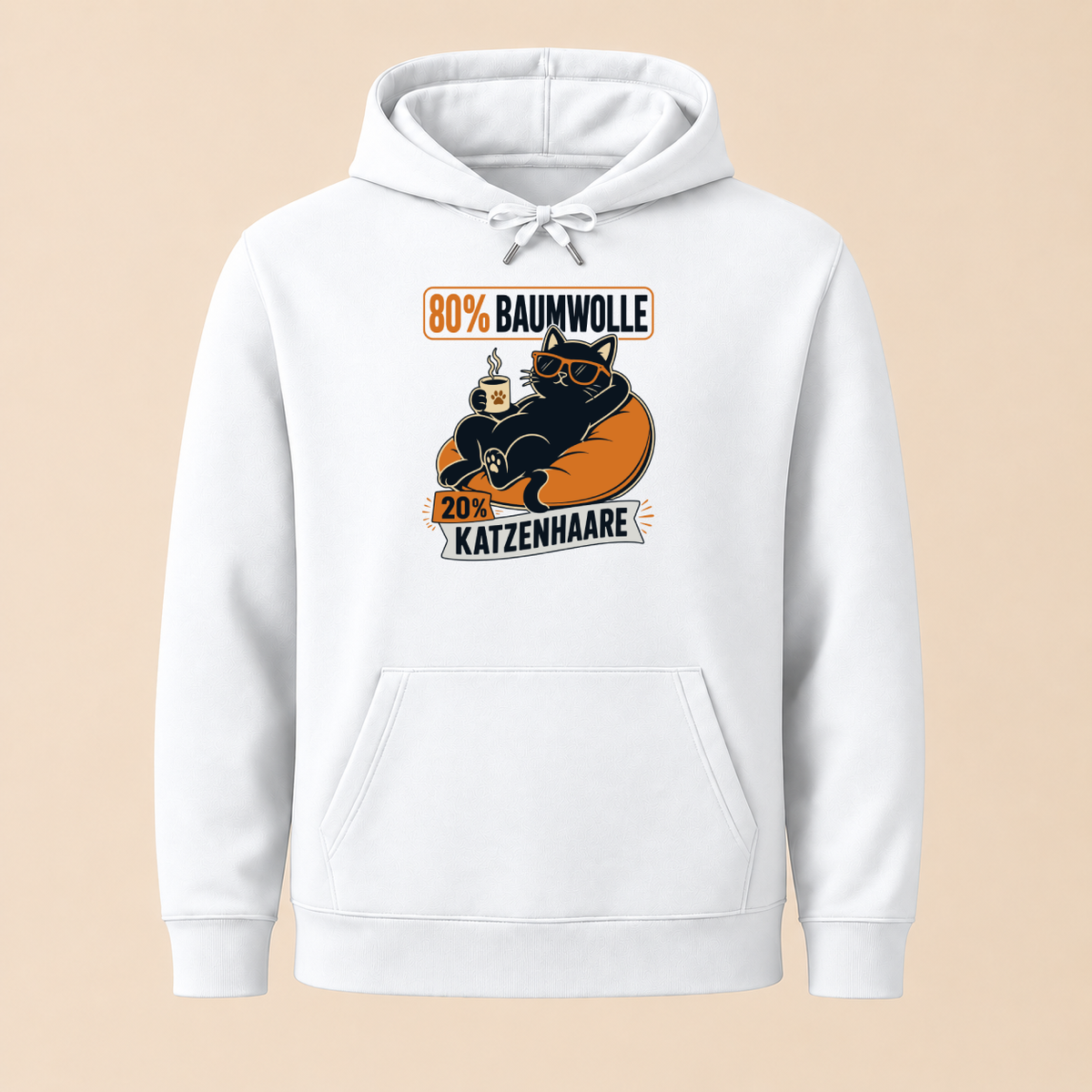 20% Katzenhaare – Unisex Hoodie