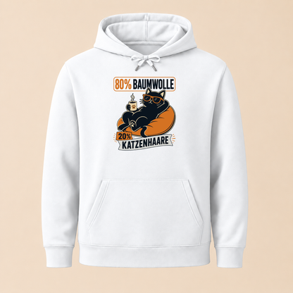 20% Katzenhaare – Unisex Hoodie