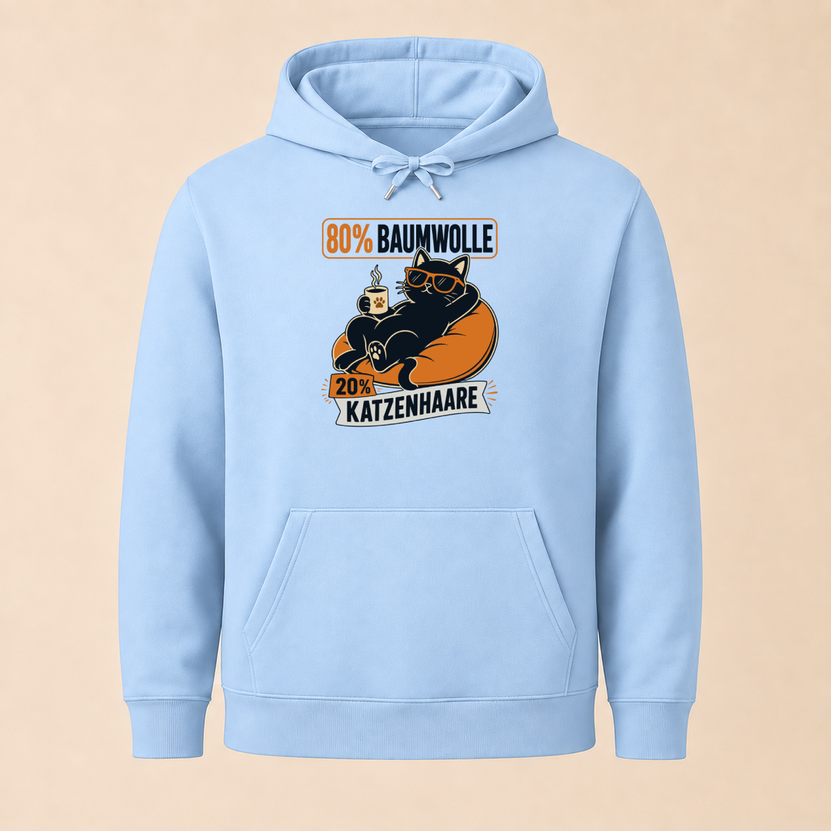 20% Katzenhaare – Unisex Hoodie