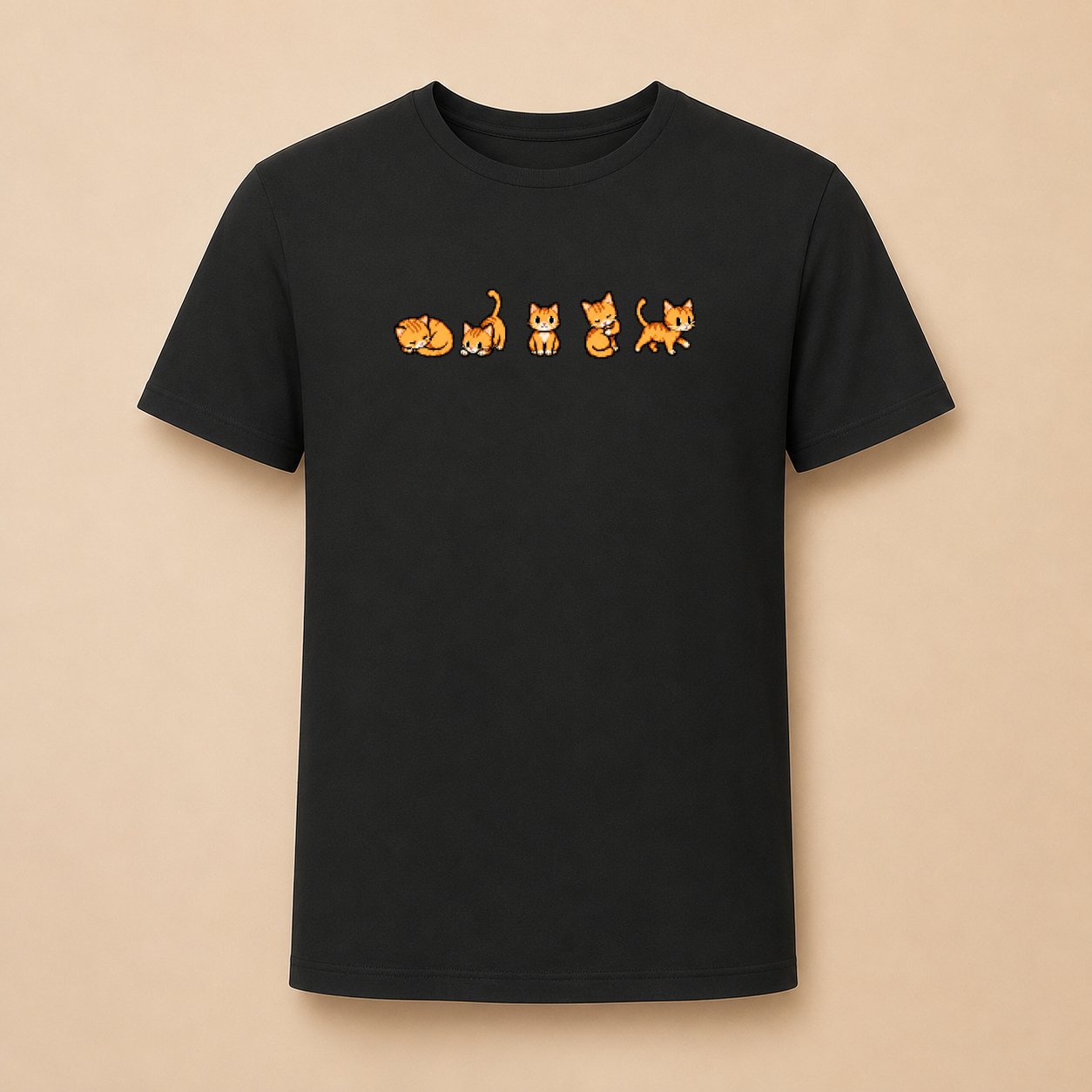 Retro Gaming Katzen - Lustiges Katzen T-Shirt