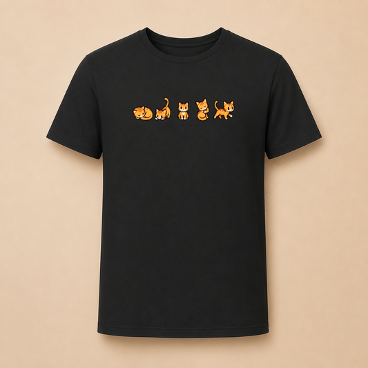 Retro Gaming Katzen - Lustiges Katzen T-Shirt