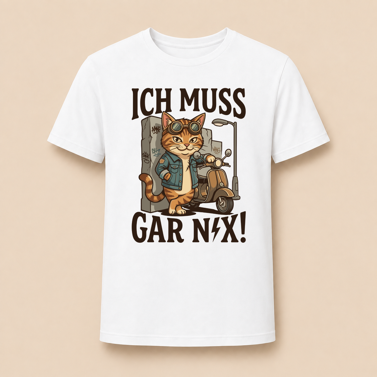 Ich muss gar nix! – Unisex T‑Shirt