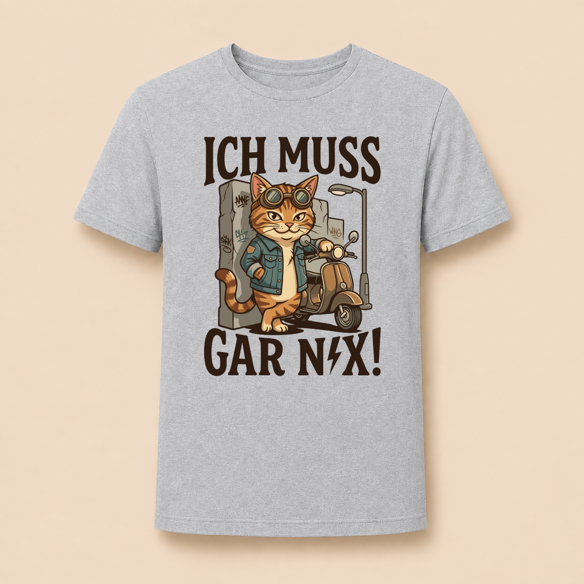 Ich muss gar nix! – Unisex T‑Shirt