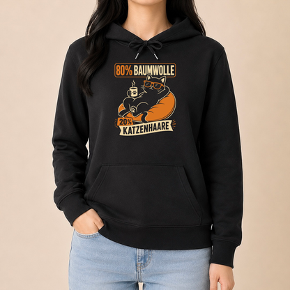 20% Katzenhaare – Unisex Hoodie