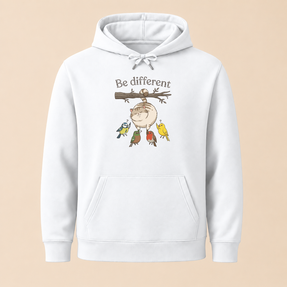 Be Different Katze – Unisex Hoodie