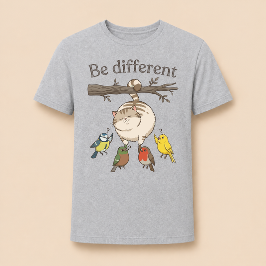 Be Different Katze – Unisex T‑Shirt
