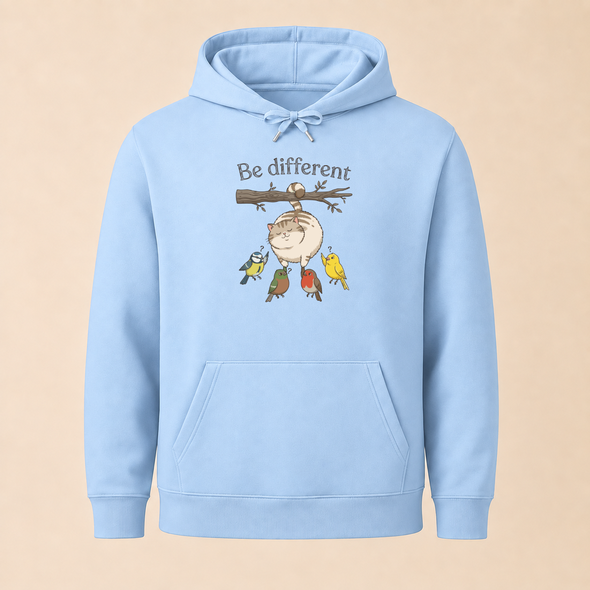 Be Different Katze – Unisex Hoodie