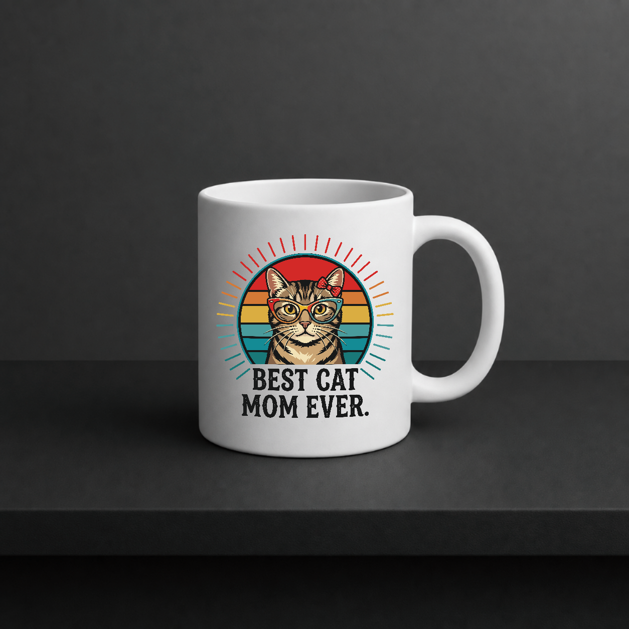 Best Cat Mom Ever - Katzen Mama Tasse