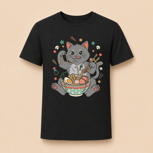Ramen Katze Japan – Unisex T‑Shirt