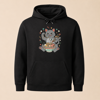 Ramen Katze Japan - Lustiger Katzen Hoodie
