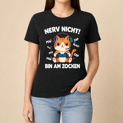 Nerv nicht! Bin am Zocken – Unisex T‑Shirt