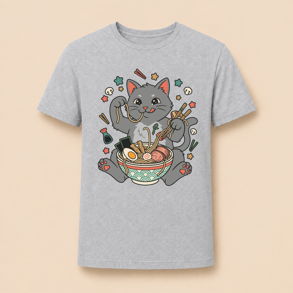 Ramen Katze Japan – Unisex T‑Shirt