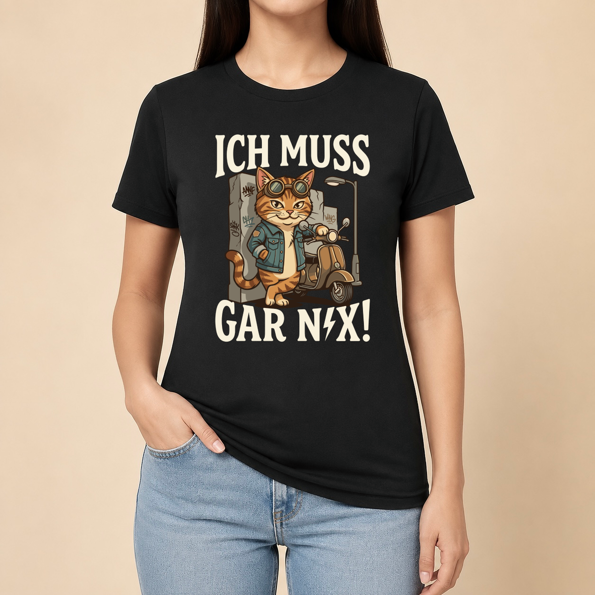 Ich muss gar nix! – Unisex T‑Shirt