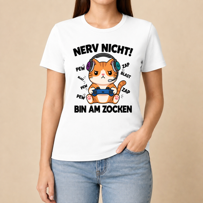 Nerv nicht! Bin am Zocken – Unisex T‑Shirt