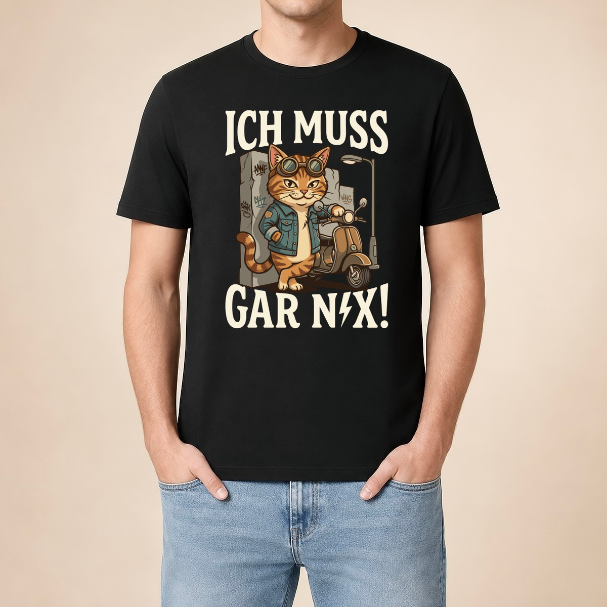 Ich muss gar nix! – Unisex T‑Shirt