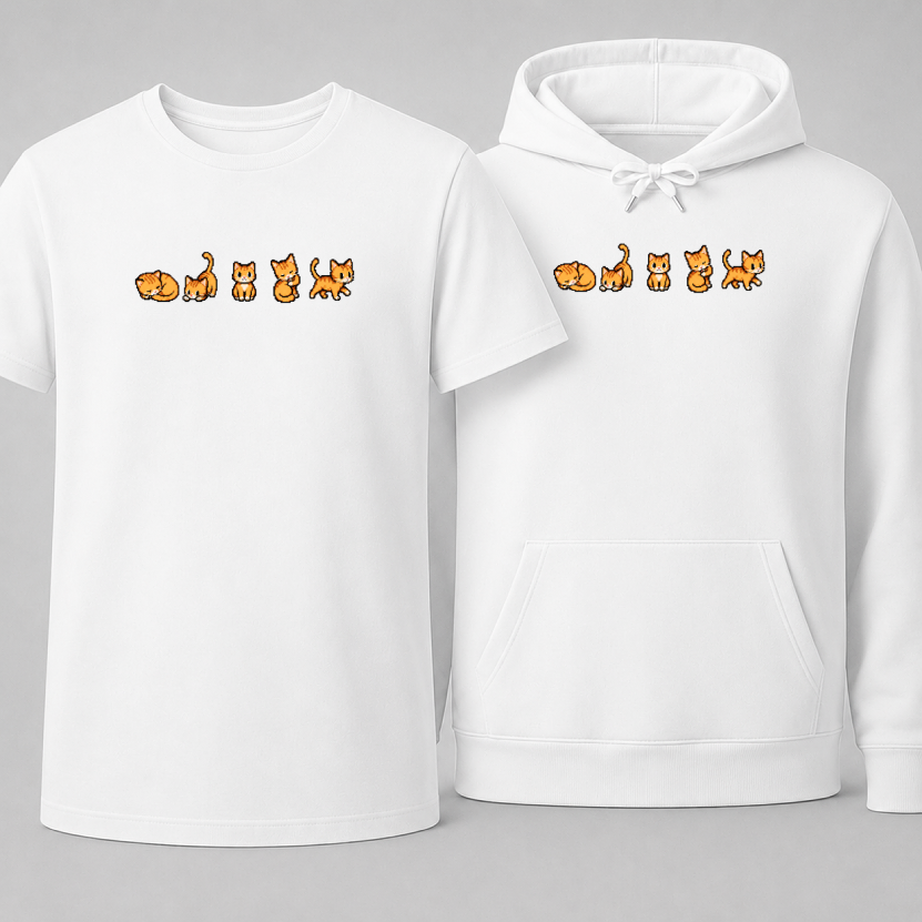 Retro Gaming Katzen – Unisex Set