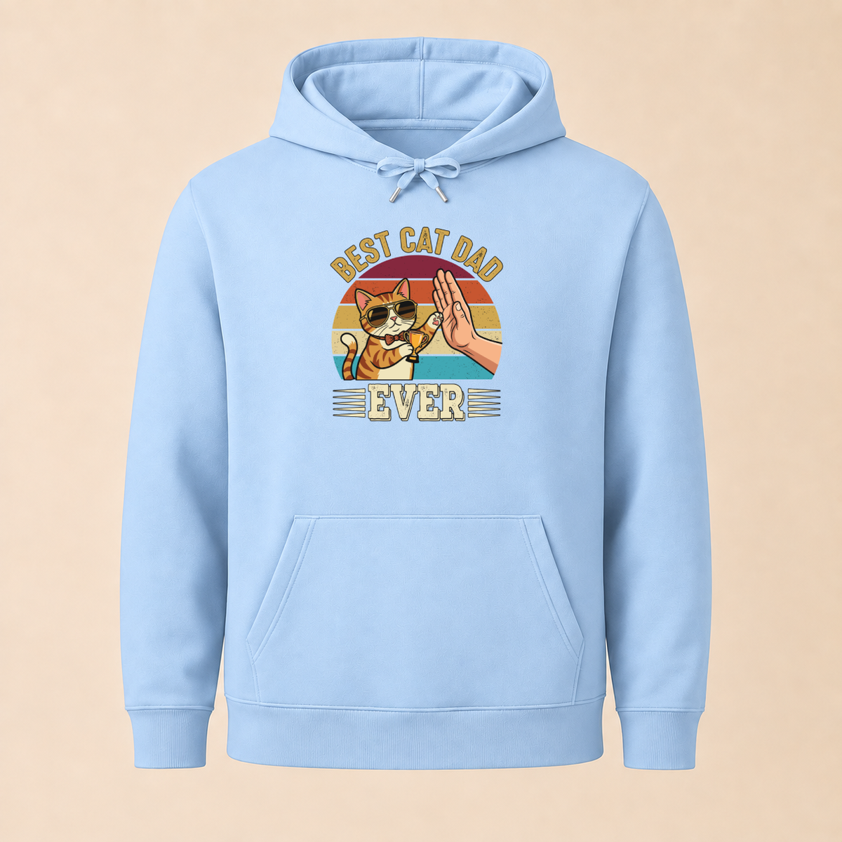 Best Cat Dad Ever – Herren Hoodie