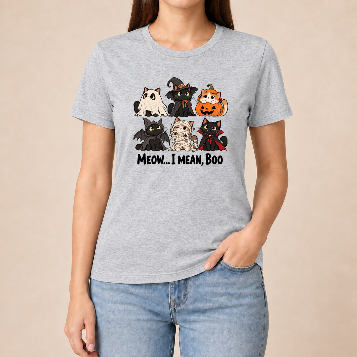 Meow... I Mean, Boo – Unisex T-Shirt