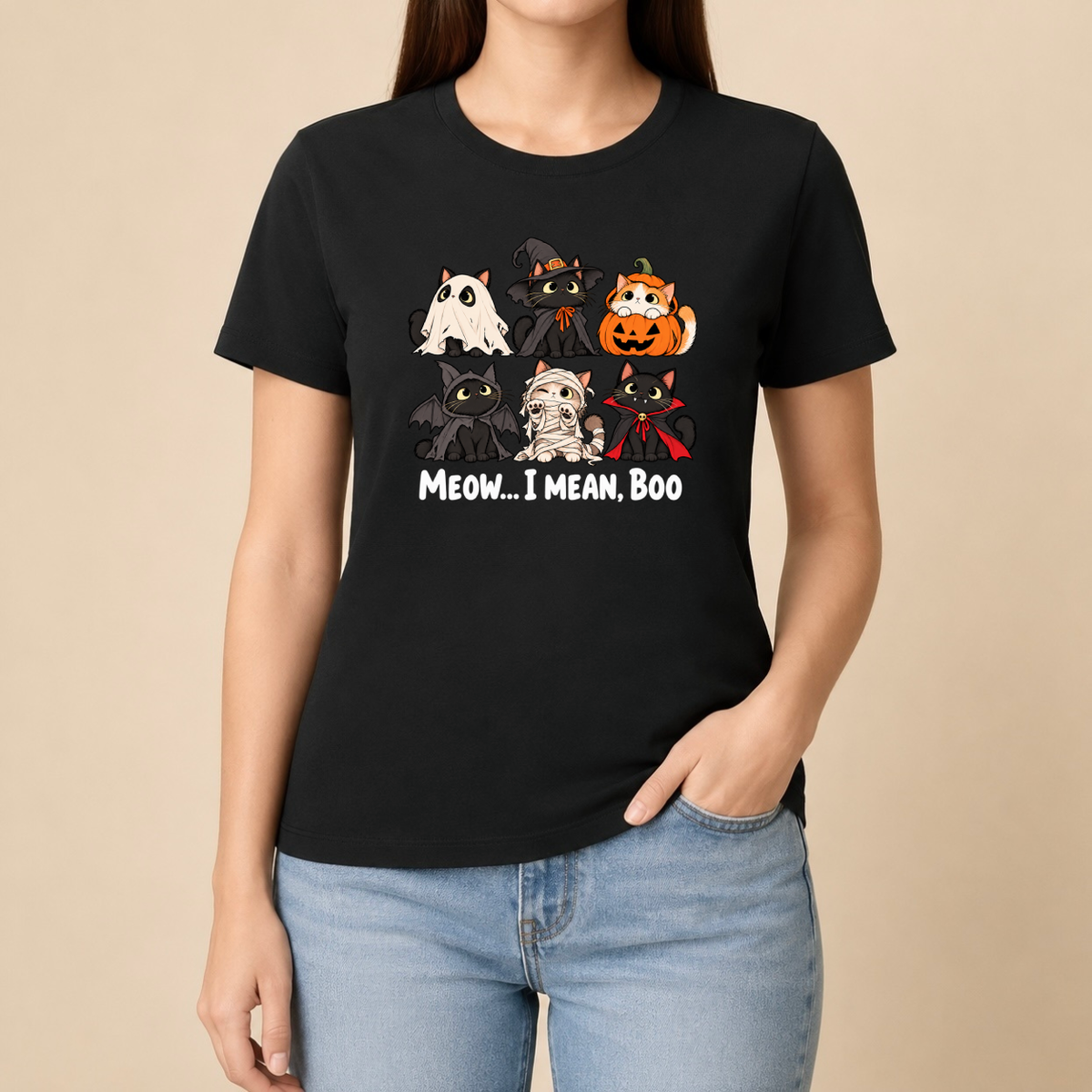 Meow... I Mean, Boo – Unisex T-Shirt