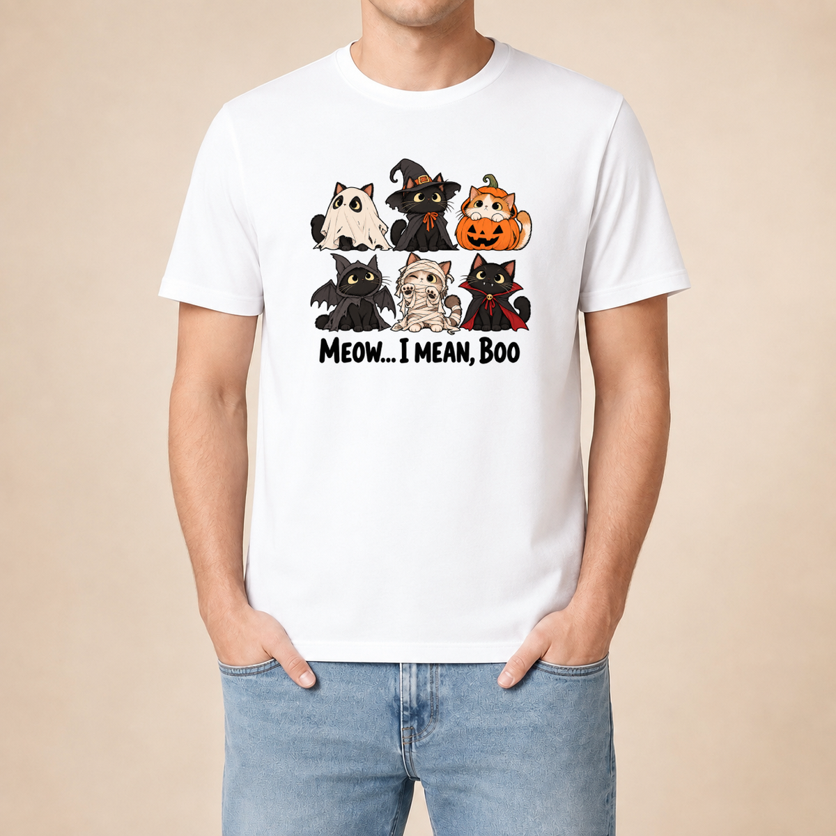 Meow... I Mean, Boo – Unisex T-Shirt