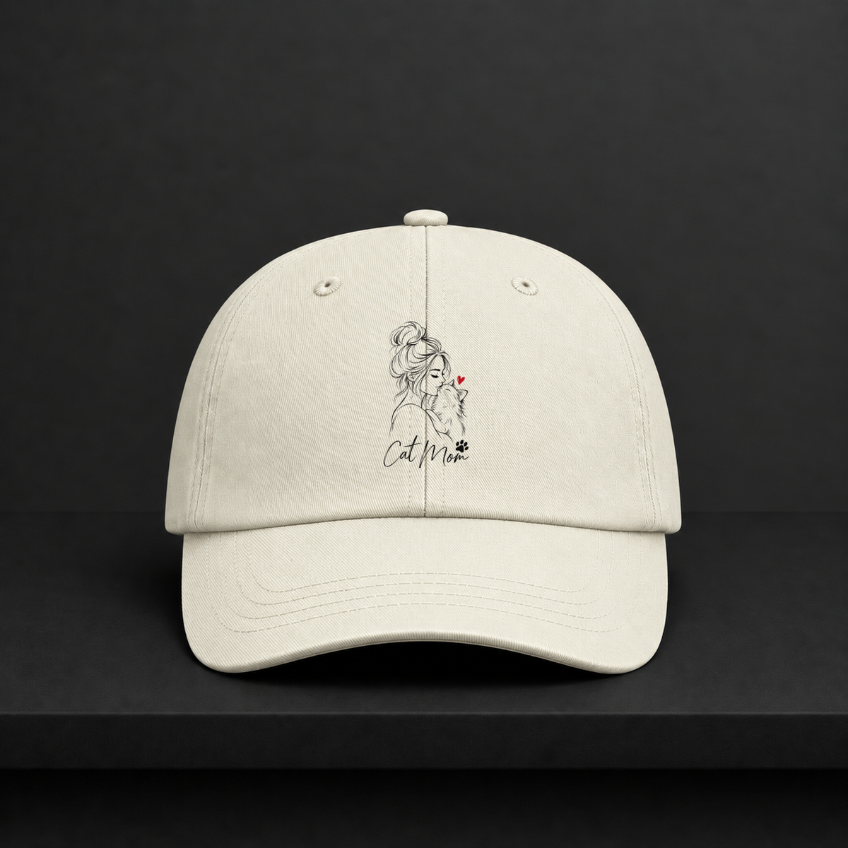 Cat Mom Katzenliebe – Damen Dad Cap